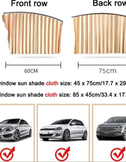 Load image into Gallery viewer, ShadeGuard™ Magnetic Car Window Sunshade – Cool, Private, Protected. InstantlyMagnetic Car Sunshade Window Curtains Auto Window Sun Shade Privacy Sun UV Protection Window Shield Car Interior Accessories
