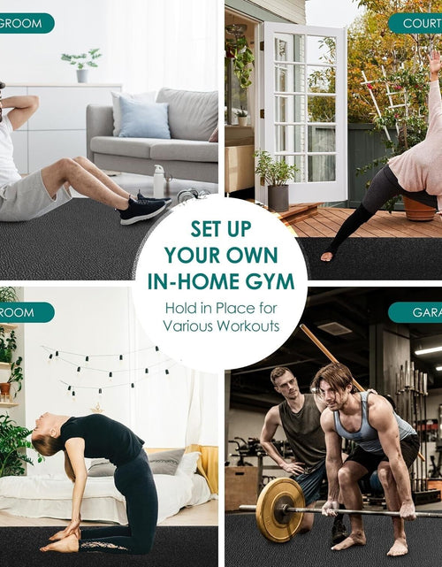 Load image into Gallery viewer, Large Exercise Mat, 8&#39; X 4&#39;X 1/4&quot; Extra Durable Workout Mats for Home Gym Flo...
