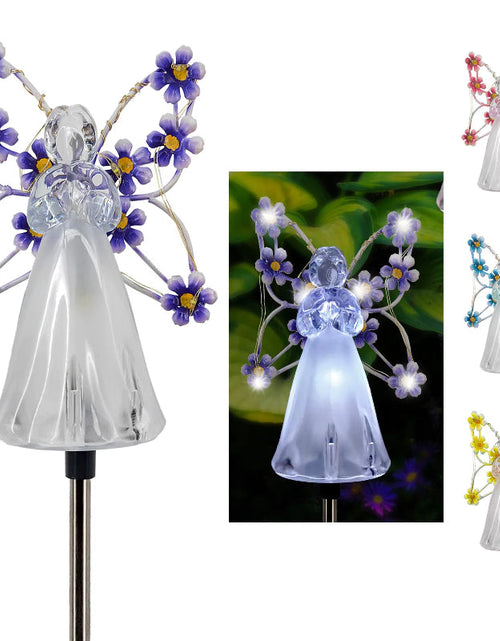 Load image into Gallery viewer, Celestial Garden Angel Lamp – Customizable Sunlight Outdoor Lighting for Your Garden
