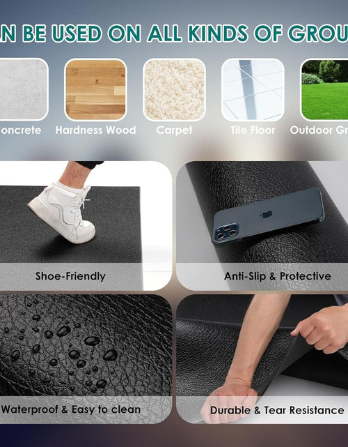 Load image into Gallery viewer, Large Exercise Mat, 8&#39; X 4&#39;X 1/4&quot; Extra Durable Workout Mats for Home Gym Flo...
